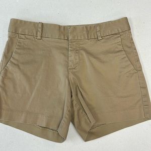 Banana Republic tan chinos with side pocket shorts